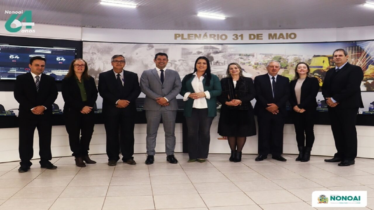 Capa Nonoai: prefeita participa de Sessão Solene na Câmara de Vereadores