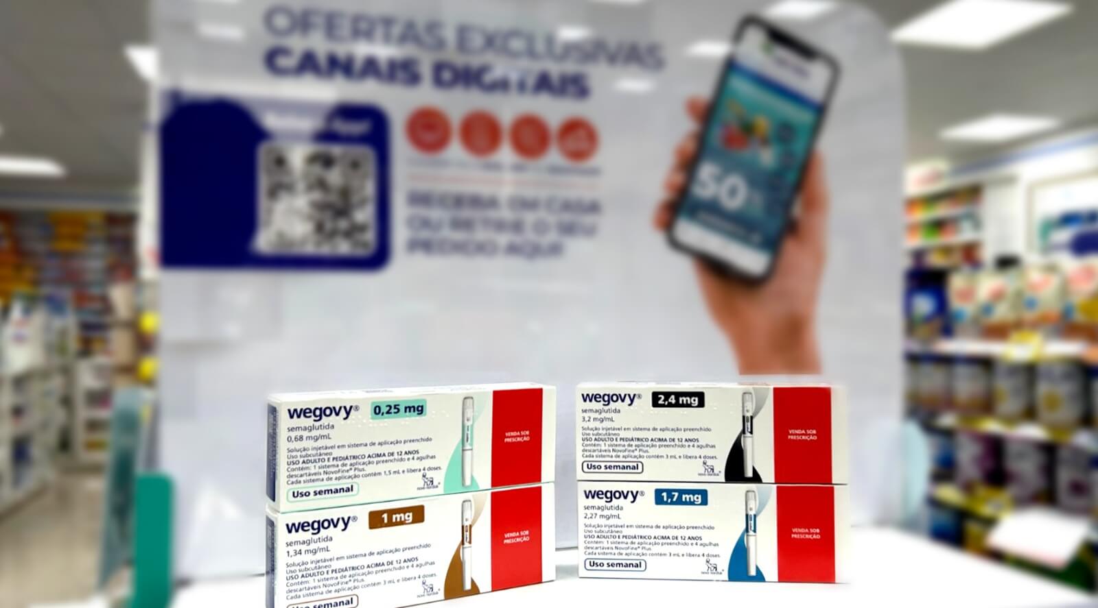 Capa Wegovy chegou na Rede de Farmácias São João