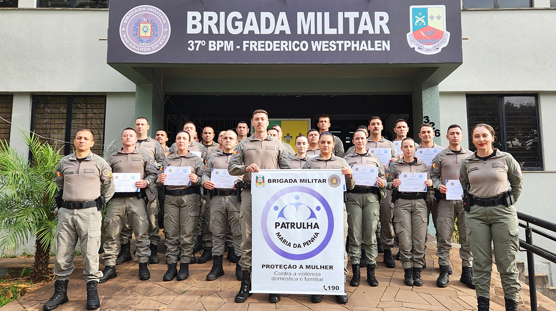 Capa Curso no 37º BPM capacita policiais no enfrentamento à violência doméstica