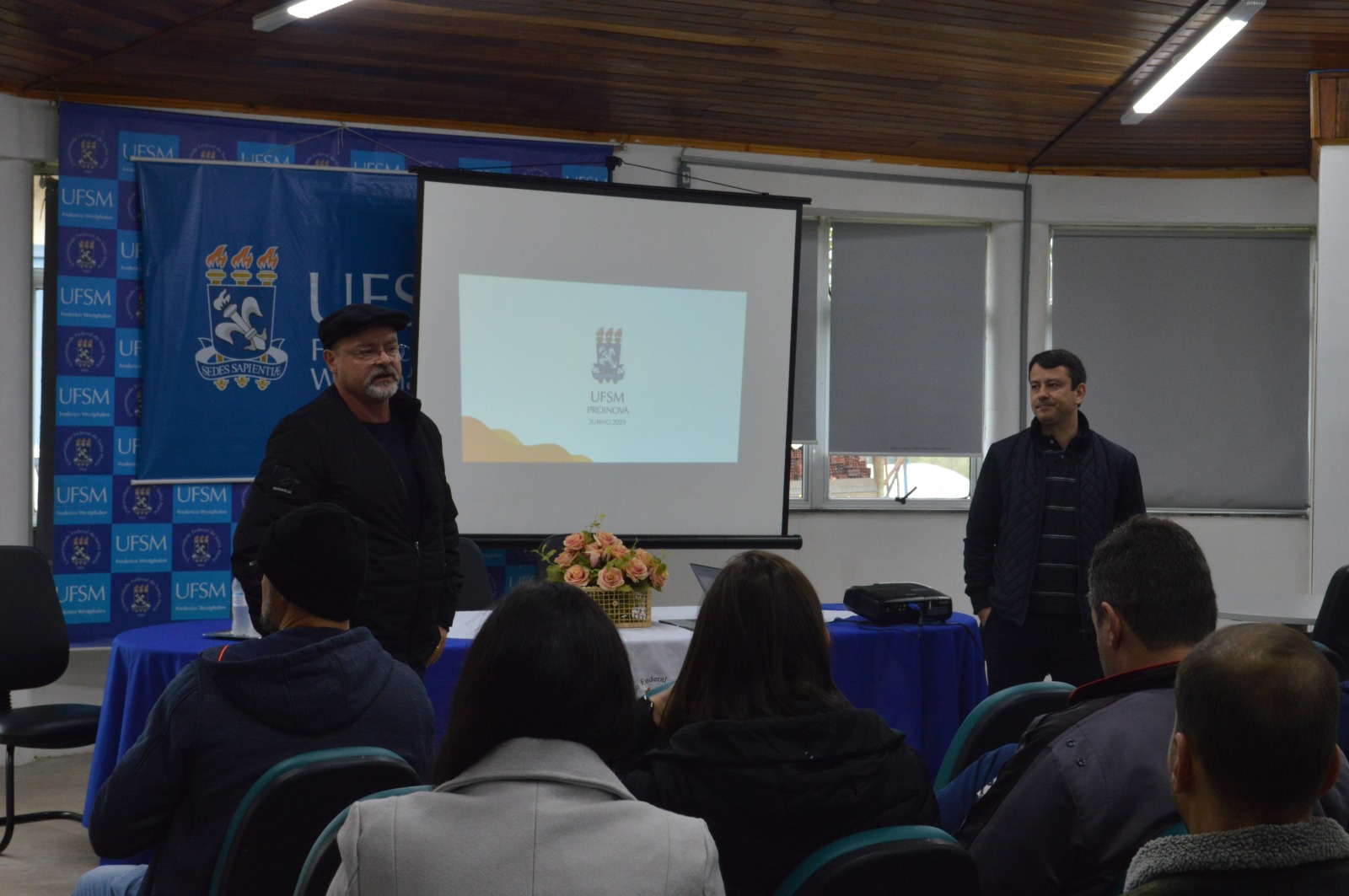 Capa UFSM/FW recebe visita do PROINOVA no Campus