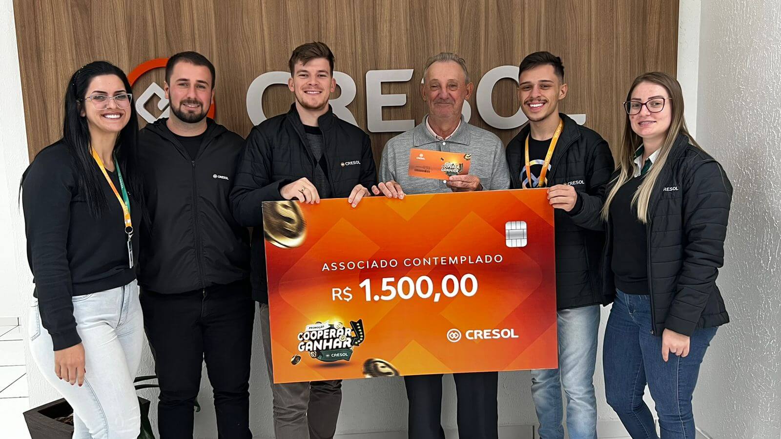 Capa Novos ganhadores da campanha Cooperar é Ganhar da Cresol Raiz são conhecidos