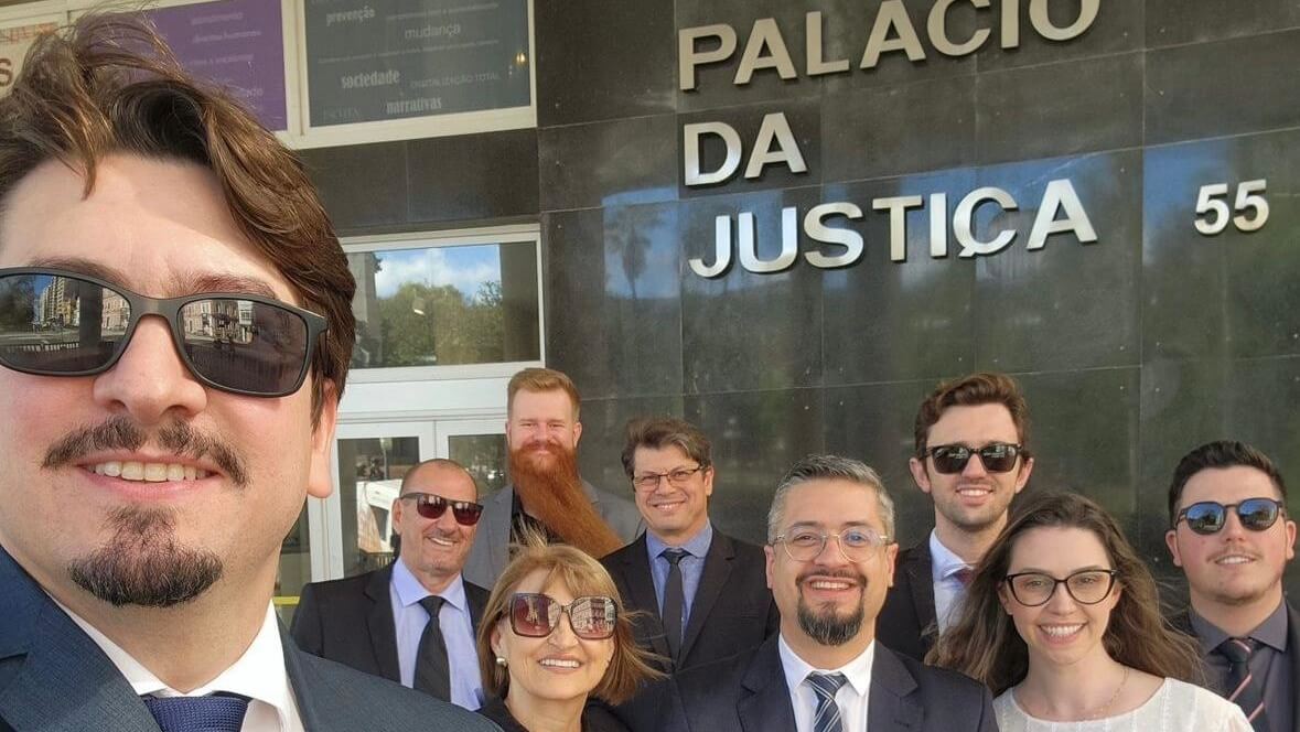 Capa OAB de Tenente Portela participa de reunião no Palácio da Justiça