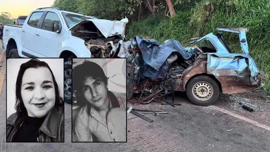 Capa Casal morre em grave acidente na BR-158 em Condor