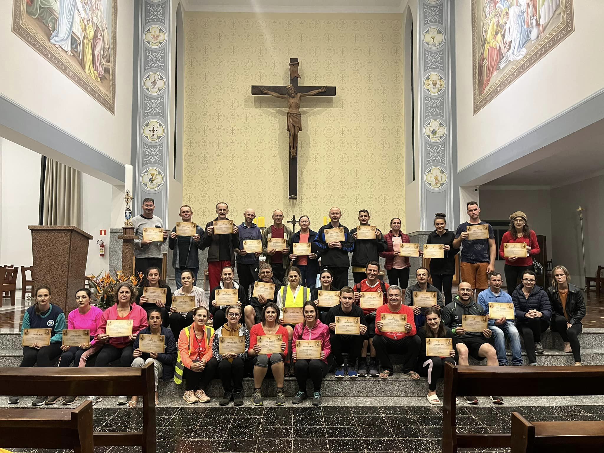 Capa Segunda Maratona da Fé: Peregrinos percorrem 40km até o Santuário Diocesano dos Beatos Manuel e Adílio