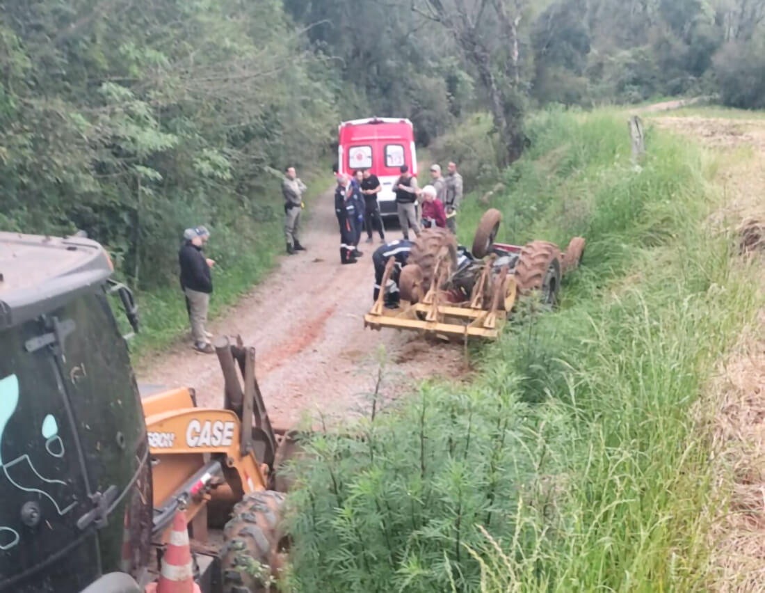 Capa Homem de 63 anos morre após acidente com trator no RS