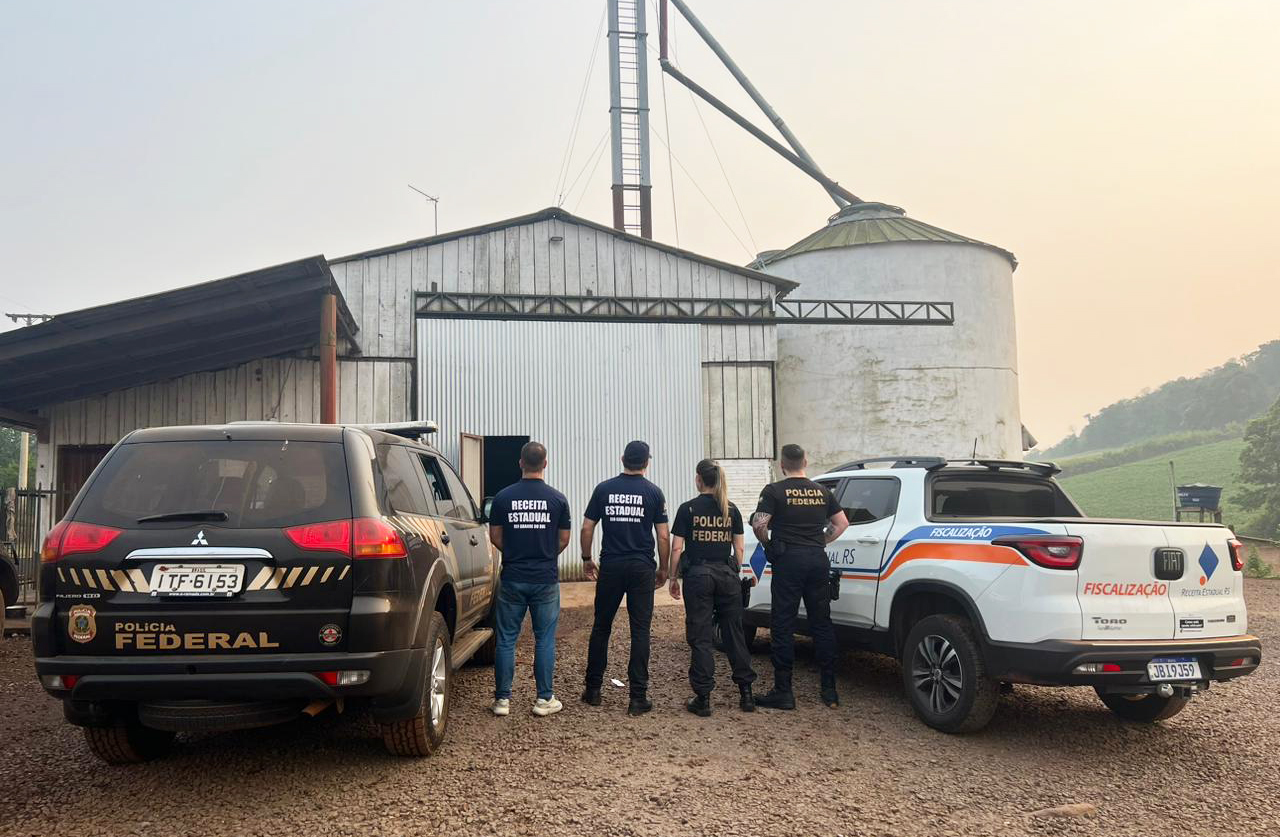 Capa Polícia Federal e Receita Estadual do RS deflagram operação contra contrabando de grãos na região
