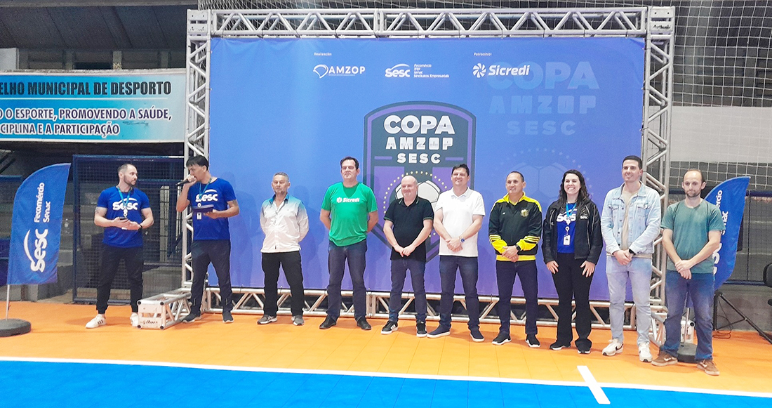 Capa Copa Amzop Sesc Sicredi de Futsal 2025 chega à final nesta sexta-feira em Seberi