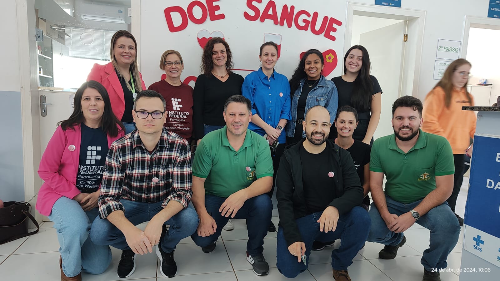 Capa Servidores do IFFar-FW participam de ação solidária durante greve