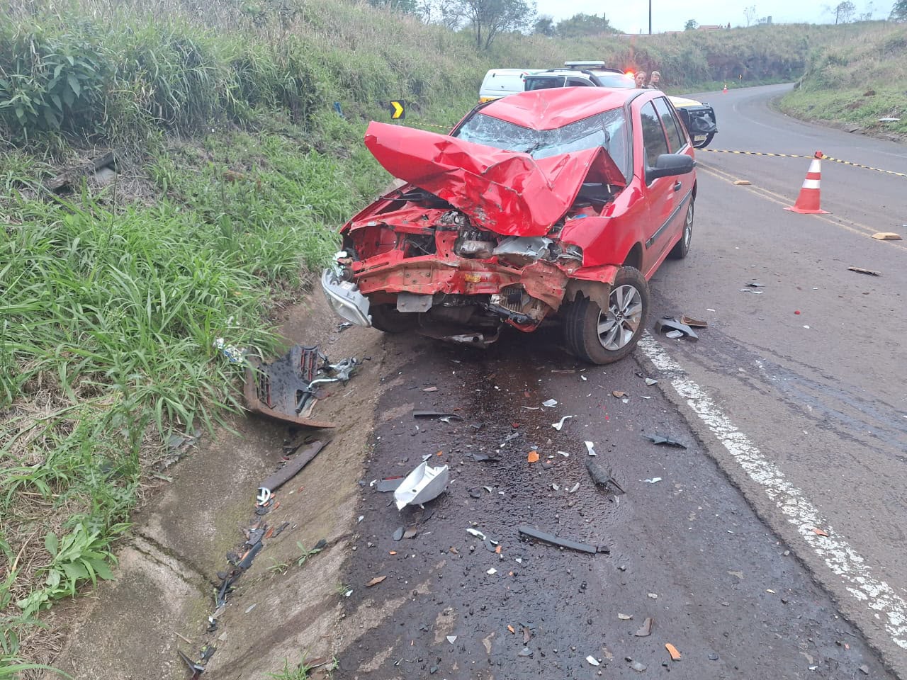Capa Colisão na SC-161 deixa um jovem morto e seu irmão gravemente ferido no Extremo-Oeste catarinense