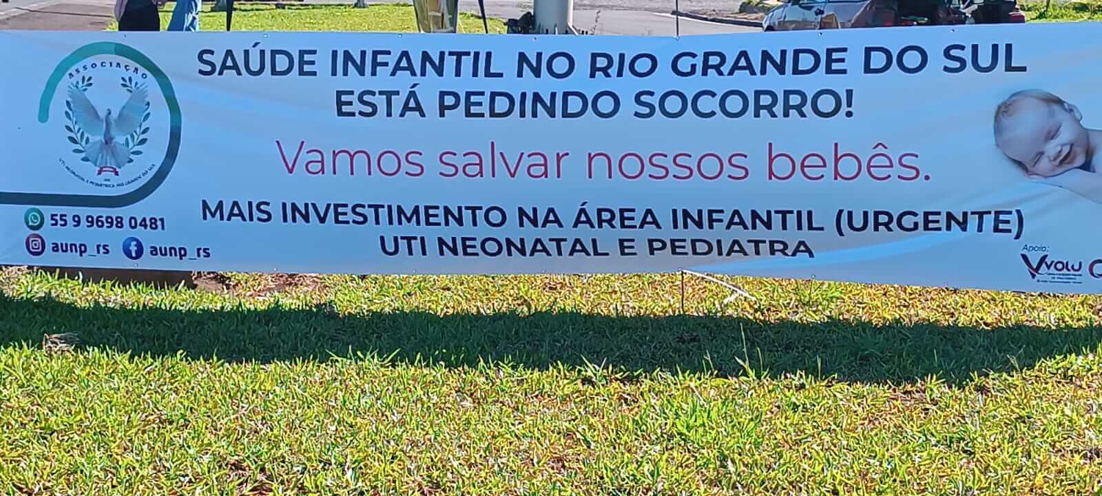 Capa AUNP RS realiza Mobilização em prol de UTI Neonatal e Pediátrica em Frederico Westphalen