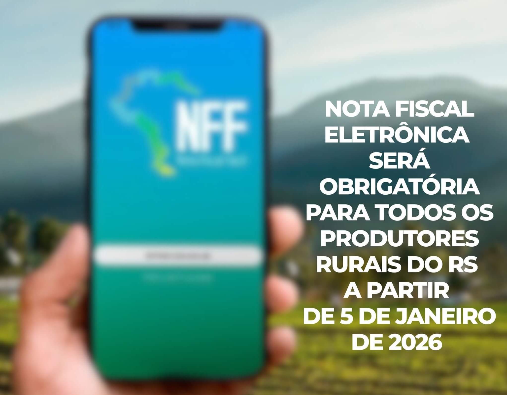 Capa Prefeitura de Jaboticaba alerta que Nota Fiscal Eletrônica passa a ser obrigatória para produtores rurais a partir de hoje
