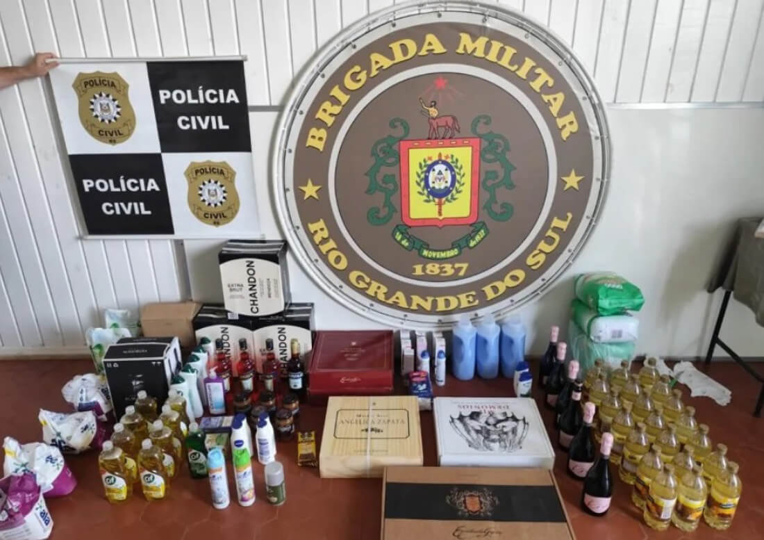 Capa Apreensão de produtos de origem estrangeira é feita após abordagem de veículo em Três Passos