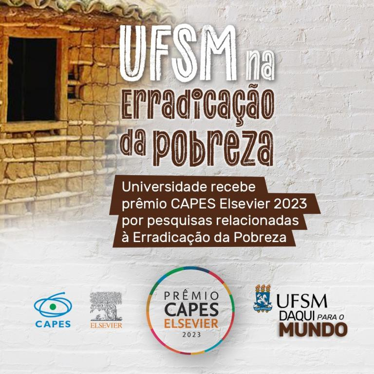 Capa UFSM recebe prêmio CAPES por pesquisas relacionadas à Erradicação da Pobreza