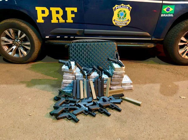 Capa Armas de fabricação austríaca são apreendidas em Frederico Westphalen
