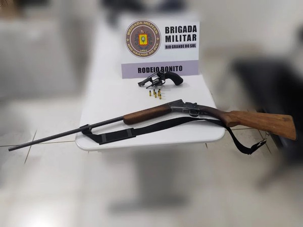 Capa Homem é preso após disparos de arma de fogo em Rodeio Bonito