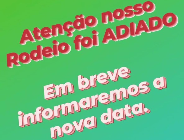 Capa CTG Rodeio da Querência adia rodeio crioulo
