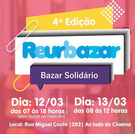 Capa 4ª edição do Reubazar beneficia Promenor