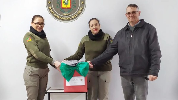 Capa 37º BPM efetua entrega de materiais para Campanha do Agasalho