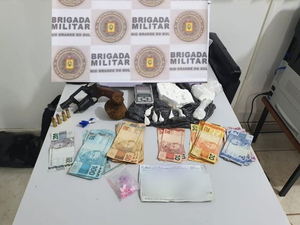 Capa Ametista do Sul: BM prende homem por tráfico de drogas