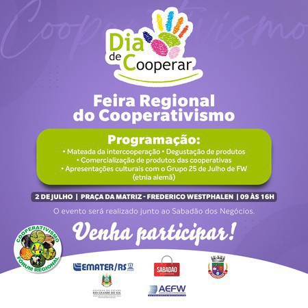 Capa Sabadão dos Negócios será antecipado, com programação da Feira Regional do Cooperativismo