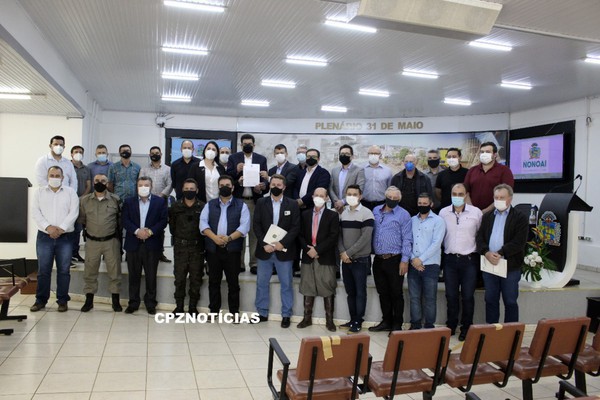 Capa Amzop participa de reunião no município de Nonoai