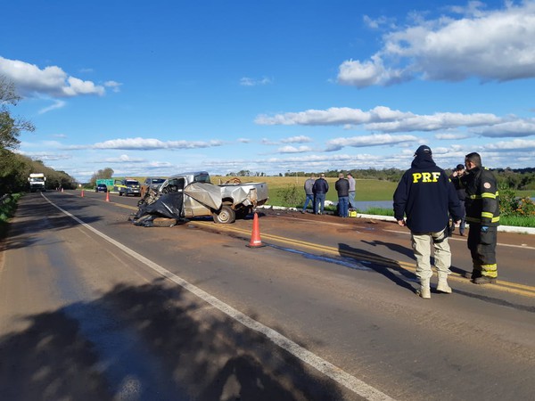 Capa Acidente na BR-468 deixa duas vítimas fatais
