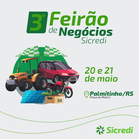 Capa Feirão do Sicredi fomenta negócios em Palmitinho