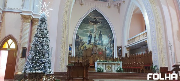 Capa Catedral Santo Antonio recebe decoração natalina