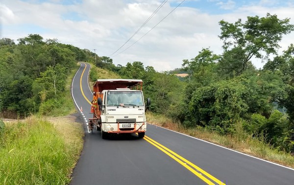 Capa Concluída recuperação asfáltica de trecho da rodovia