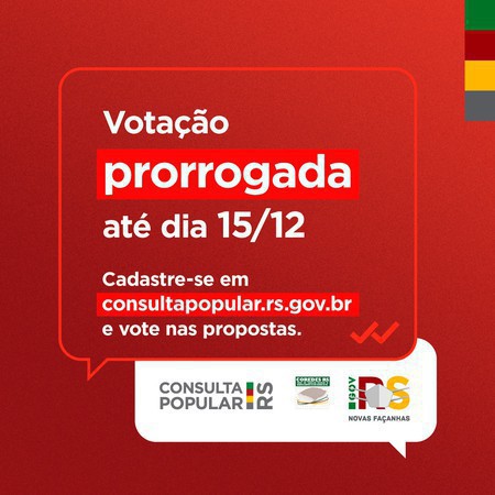 Capa Prorrogada votação da Consulta Popular