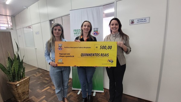 Capa FW: Ganhadores no sorteio municipal da NFG