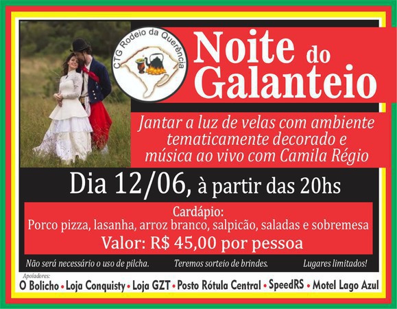 Capa CTG Rodeio da Querência promove Noite do Galanteio