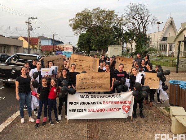 Capa Seberi tem protesto devido à suspensão do piso da Enfermagem