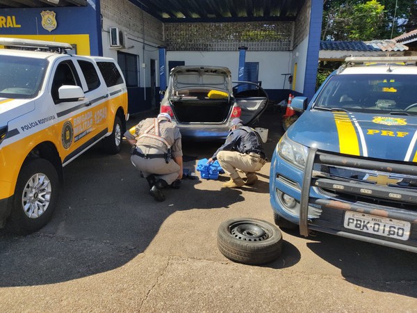 Capa PRF e CRBM prendem traficante com quase 60 quilos de cocaína e crack