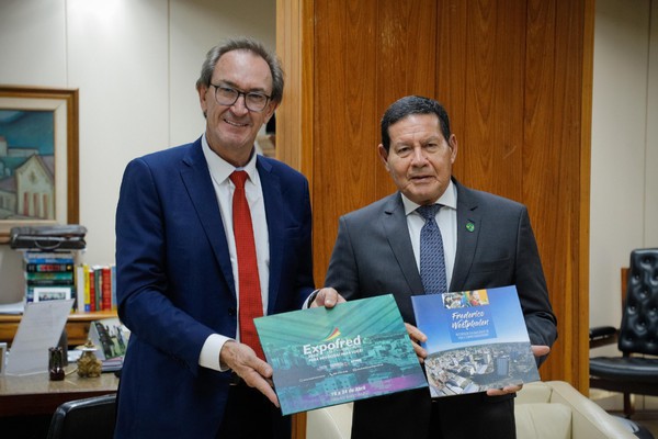 Capa Vice-presidente Hamilton Mourão estará na Expofred 2022