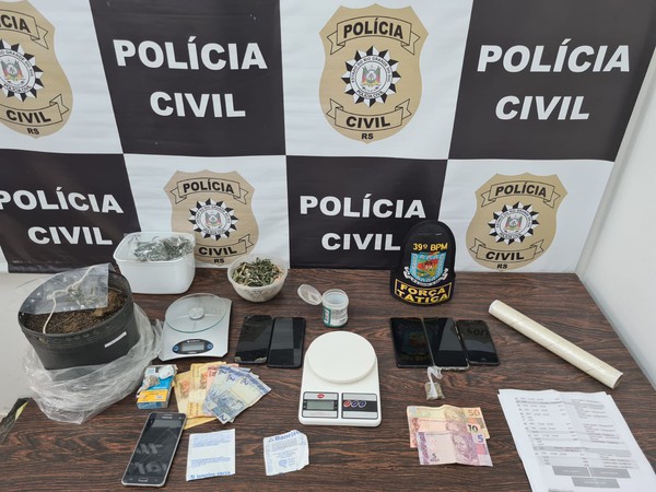 Capa Grupo de tráfico de drogas é alvo de operação em Palmeira das Missões