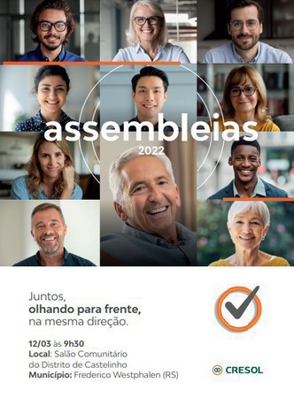 Capa Cresol Raiz realiza Assembleia Geral neste sábado
