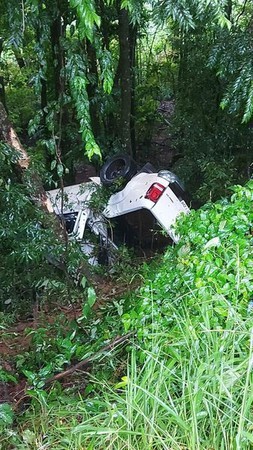 Capa Caminhonete se envolve em acidente na BR-386 em Boa Vista das Missões