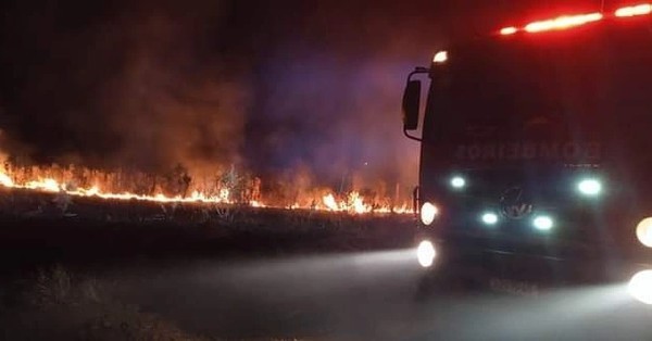 Capa Tenente Portela: Incêndio em vegetação é registrado