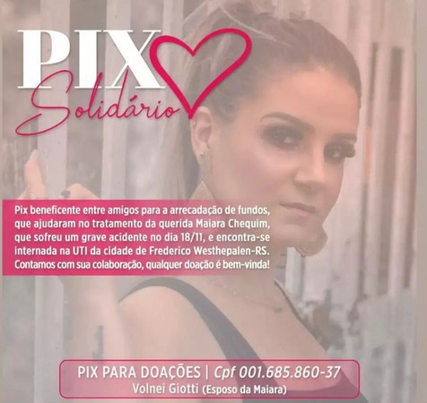 Capa Iraí: ajuda para custear tratamento de jovem que se acidentou