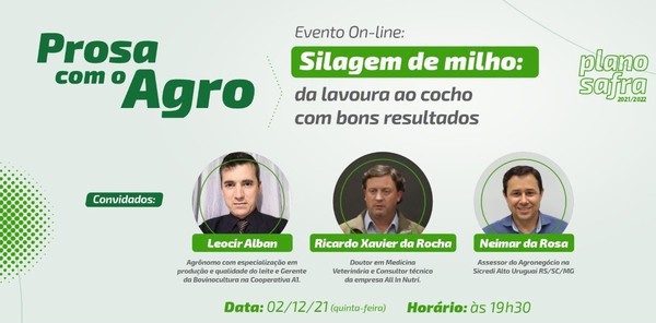 Capa Prosa com o Agro aborda as melhores práticas para a silagem de milho