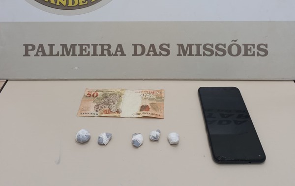 Capa Palmeira das Missões: Homem é preso por tráfico