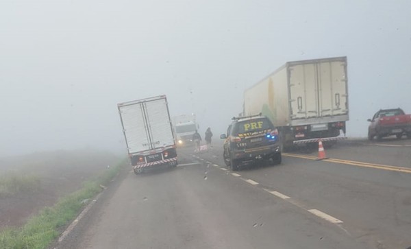 Capa Registrado acidente com morte na BR-386