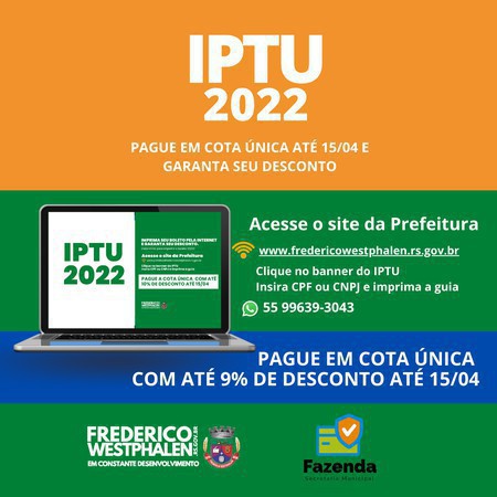 Capa Contribuintes podem garantir até 9% no IPTU 2022