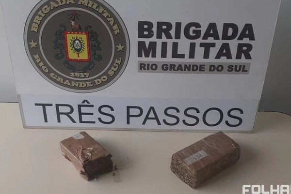 Capa 7º BPM apreende drogas em Três Passos