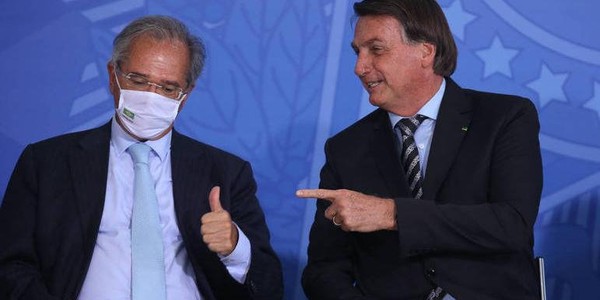 Capa Bolsonaro e Guedes cobram apoio do Senado para ações do governo