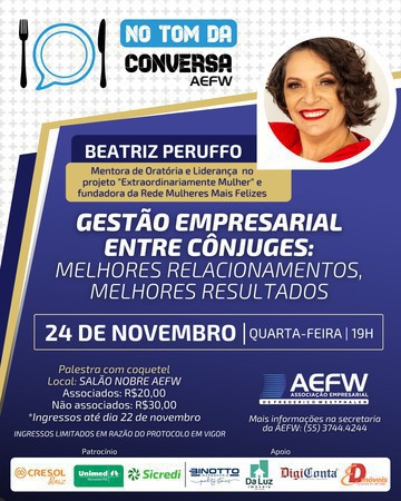 Capa Relacionamento e negócios: No Tom da Conversa tratará sobre gestão empresarial entre cônjuges