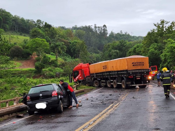 Capa Iraiense morre em acidente na BR-158