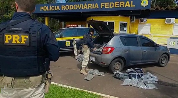 Capa PRF faz a maior apreensão de skunk de sua história no RS