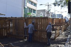 Capa Inicia montagem dos ranchos do 42º Acampamento Farrapo